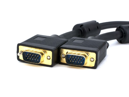 Picture of SVGA Male to Male Video Cable - Gold Plated Connectors
