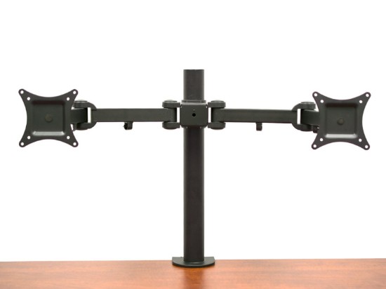 Picture of 13" to 27" Dual LCD Monitor Desk Mount