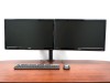 Picture of 13" to 27" Dual LCD Monitor Desk Mount