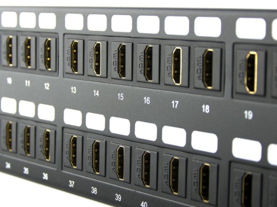 HDMI High-Density Patch Panel 48 Port - Vivid AV®