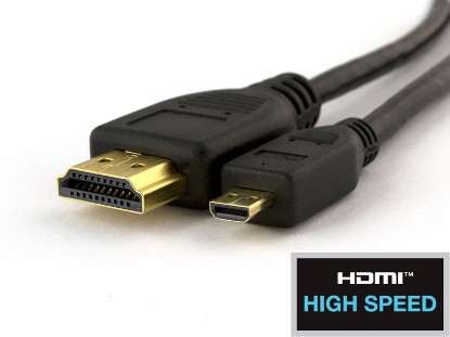Picture of High Speed HDMI to Micro HDMI D Cable with Ethernet