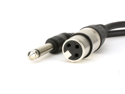 Picture of XLR Female to 1/4 Mono Plug