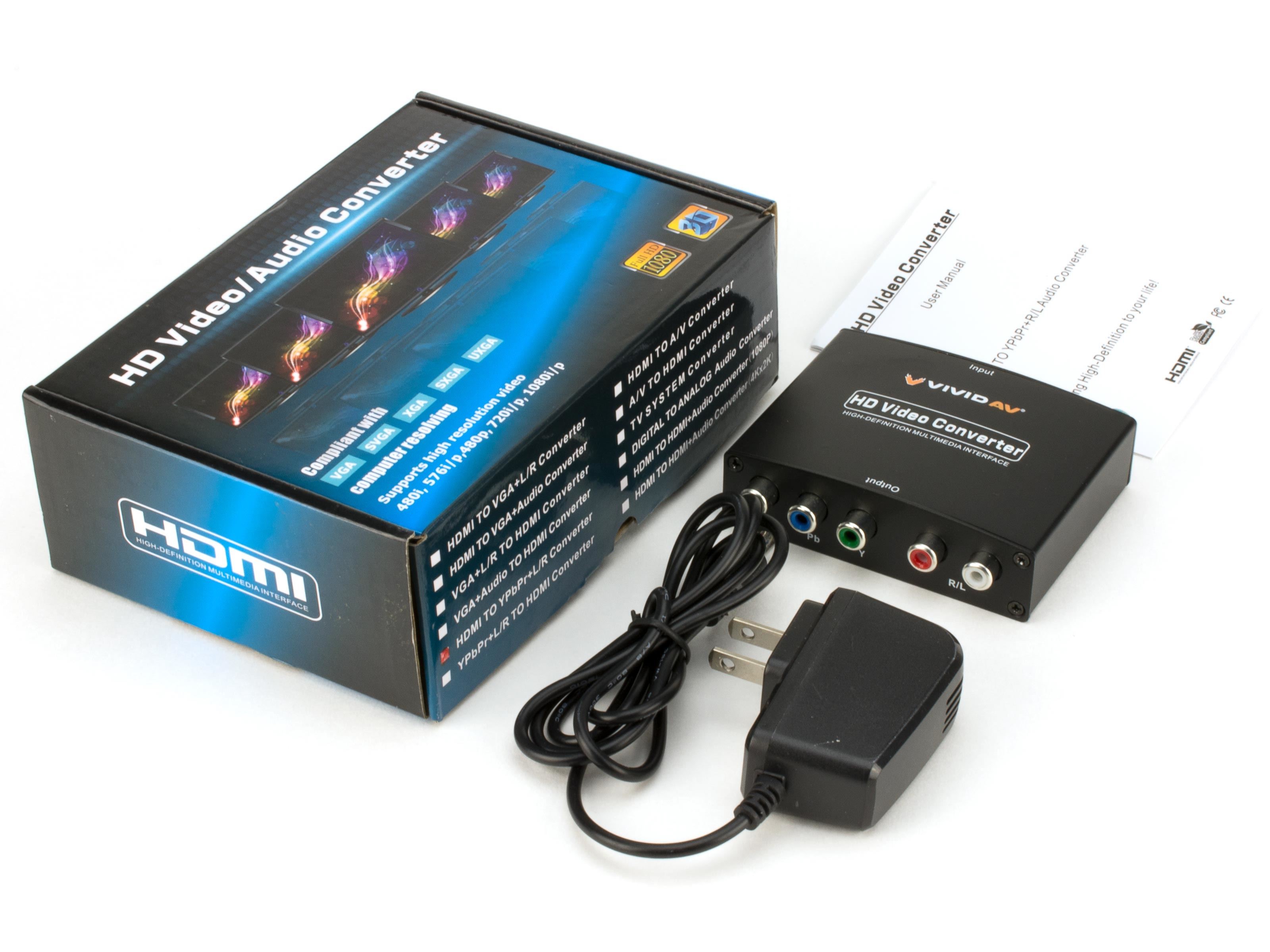 Modtager maskine Brise Har råd til Vivid AV™ HDMI to Component (RGB) + Audio Video Converter - Vivid AV®  Official Site