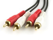 Picture of 3 FT Gold RCA Audio Cable - Stereo