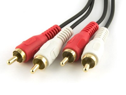 Picture of 25 FT Gold RCA Audio Cable - Stereo