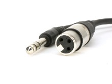 Picture of XLR Female to 1/4 Stereo Plug - 3 FT