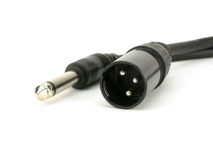 Picture of XLR Male to 1/4 Mono Plug - 15 FT