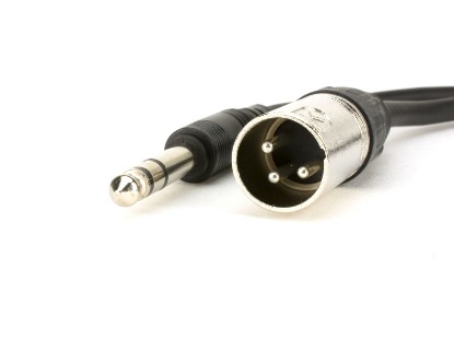 Picture of XLR Male to 1/4 Stereo Plug - 6 FT