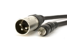 Picture of XLR Male to RCA Male Plug - 5 FT