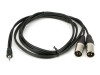 Picture of XLR Y Two Male to One 3.5mm Stereo Plug - 6 FT