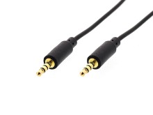 Picture of 3.5mm Thin Stereo Audio Cable w/ Microphone Support - 25 FT